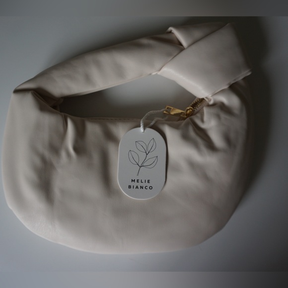 Melie Bianco Alexandra Top Handle Bag In Cream - Picture 3 of 6